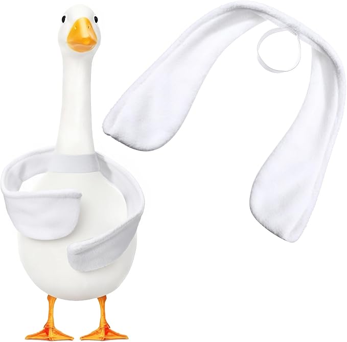 Porch Goose Wings, Poseable Porch Goose Arms Accessories for Outdoor Patio Yard Statue Decoration