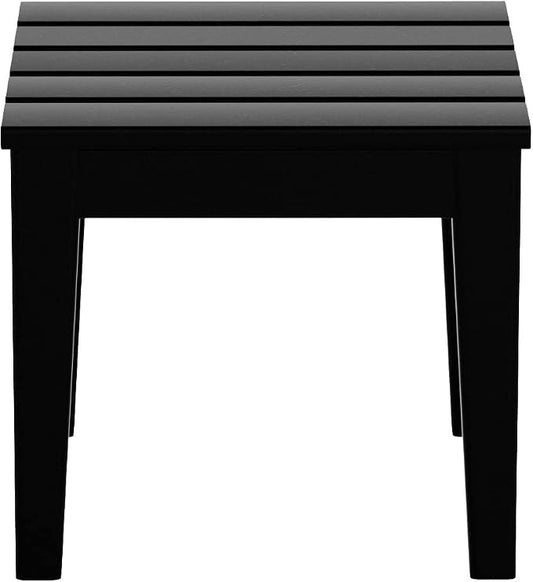WestinTrends Ashore Outdoor Patio Modern Adirondack Side Table, Black