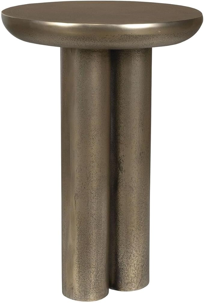 Uttermost 50220 Thorp 22 X 15 inch Antique Brass Outdoor Accent Table