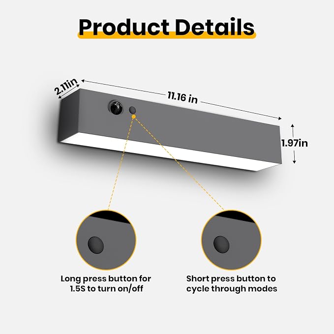 Solar Wall Lights Outdoor, 2Pcs Solar Lights with Motion Sensor | 4 Modes, Anti-glare Solar Sign Light, Dusk to Dawn, 4000K 1000LM Solar Lights for House Numbers, Address Sign, Patio, Porch