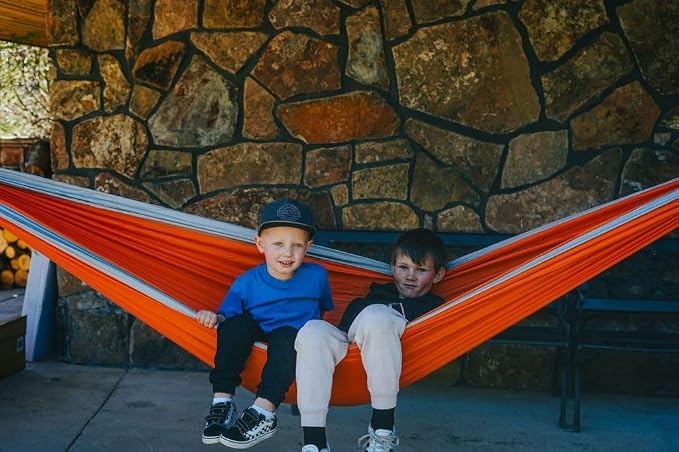 Complete Hammock System - 2 Person (Portable and Complete Camping Hammock System for the Outdoors by Caddis Sports)