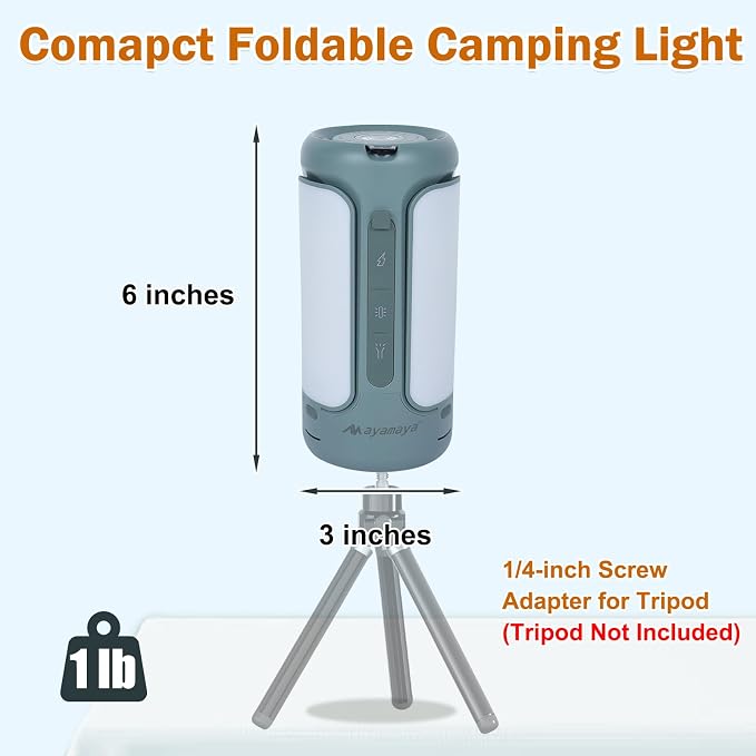 Rechargeable Lantern + Hammock Bug Net, Foldable LED Lights with 5 Modes Linghting, Mosquito Net for Hammocks