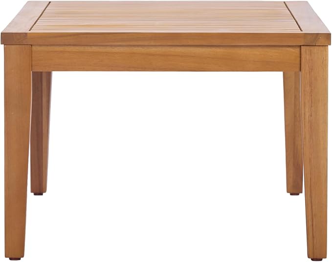 Christopher Knight Home Porco Outdoor Coffee Table for Patio Furniture Set, Weather Resistant Acacia Wood Accent Table, Rectangular Outdoor Table, Slat Panel Side Table for Yard Garden Porch, Teak