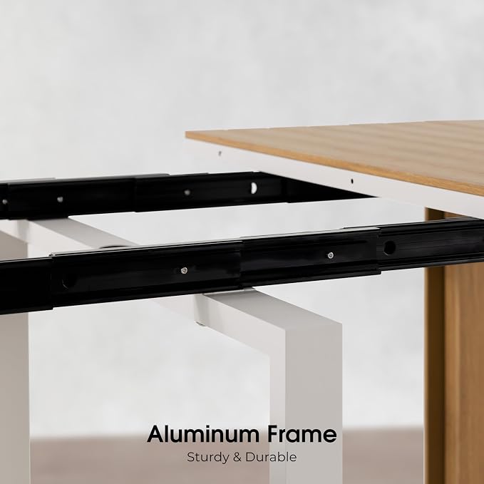 Transformer Table - Extendable Outdoor Dining Set up to 12, Expandable Patio Table, Weather-Resistant Wooden Outdoor Furniture, Light Oak, Natural (Table + Bench)