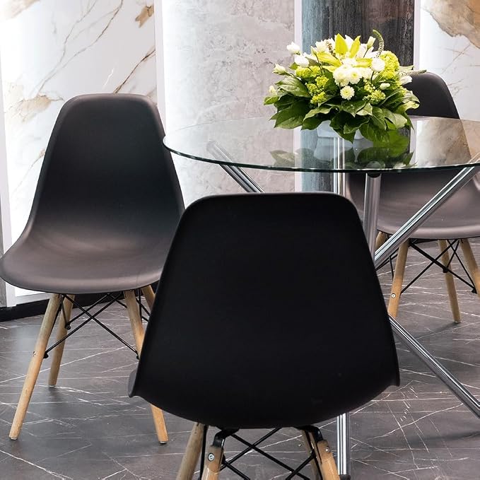 Dulles Glass 56 inch Round Glass Table Top - Tempered - 1/2" Thick Glass Surface, Safe Flat Polished, Multipurpose for Dining Table, Patio, Coffee and End Table