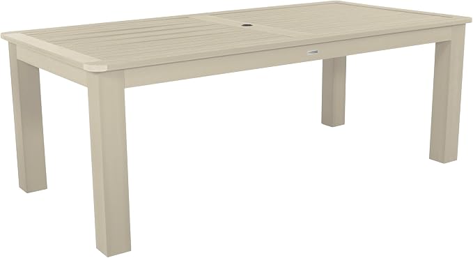 Highwood Rectangular Dining Table, Height, Whitewash