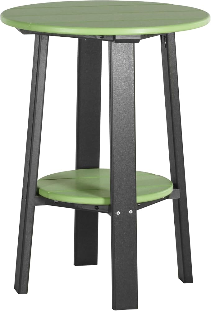 LuxCraft Deluxe End Table 28" Lime Green/Black