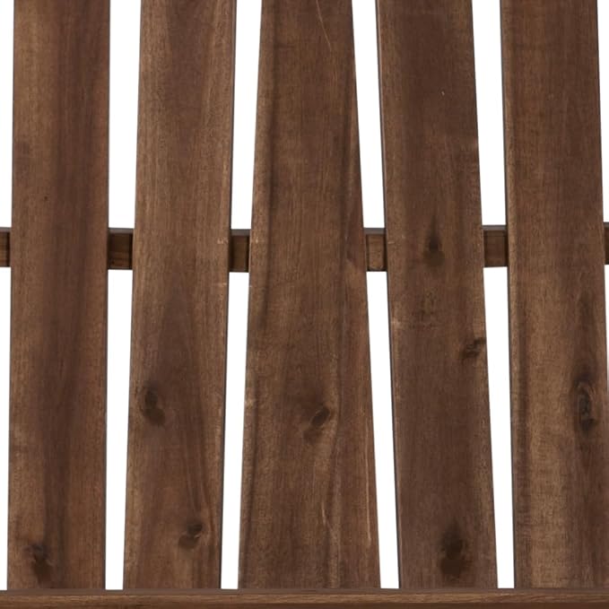 Linon Jayde Adirondack Double Bench, Teak