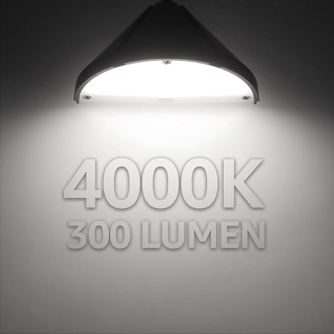 LEONLITE 8-Pack 4000K Low Voltage LED Deck Light Triangle Oil Rubbed Bronze | 12V Stair Railing Light, Outdoor Landscape Step Fence Light, IP65, UL Listed , Aluminum, Cool White