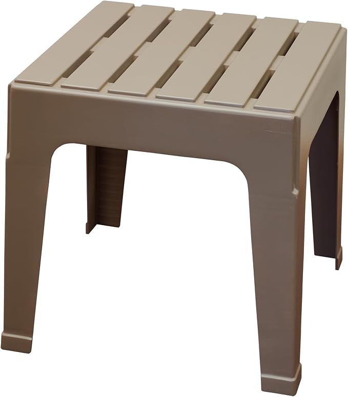 Adams Big Easy® Outdoor Stack Table - 2-Pack, Earth Brown