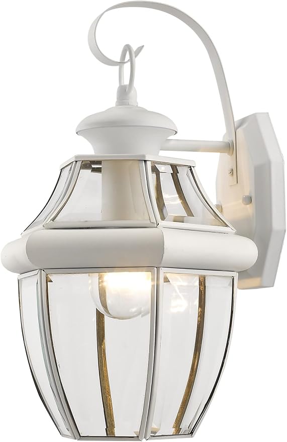 Livex Lighting 2151-03 Lighting Light Fixture, White | Dimensions: 13" x 8.5" x 8.5"
