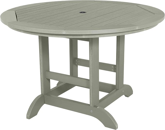 highwood Adirondack 48" Round Dining Table, Eucalyptus