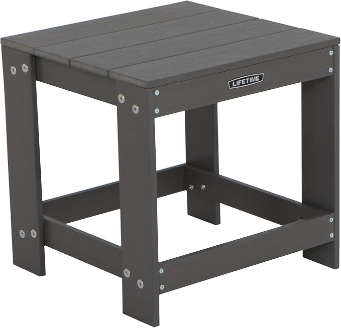 Lifetime 60292 Adirondack Table, Shale Stone