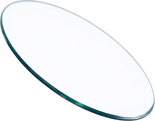 20" Round Glass Table Top - 1/4" Thick Round Polish Edge Tempered Glass, Replacement Glass Table Top for Kitchen/Patio
