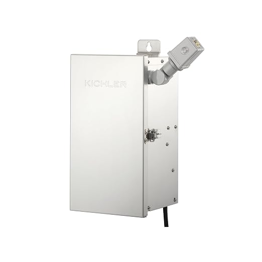 Kichler Plug-In Photocell, Lighting Sensor Compatible with Kichler Transformers, (4.25" H x 2" W x 2" L), 15565BK