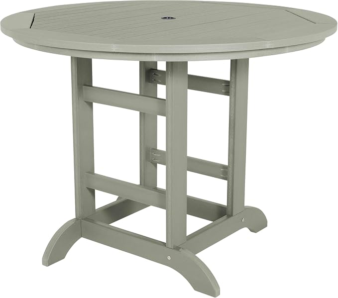 highwood Adirondack 48" Round Counter Height Dining Table, Eucalyptus