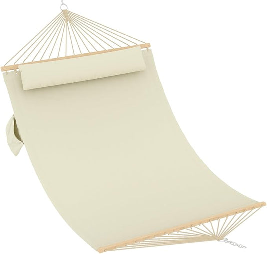 2-Person Hammock for Outside, Portable Heavy Duty Hammock, 450lb Capacity, for Garden,Backyard or Patio