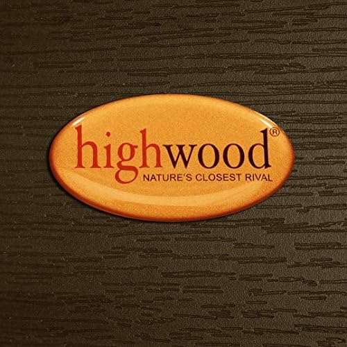 highwood AD-TBL-KS3-ACE Lehigh Bar Height Balcony Table, Weathered Acorn