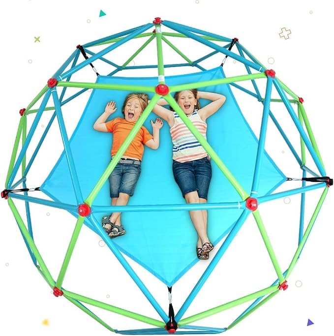 Zupapa Dome Climber Hammock, Climbing Dome Hammock Fit for 10FT Jungle Gym, Interesting Dome Climber Accessories for Kids, Holds 350 lbs, (Hammock Only)