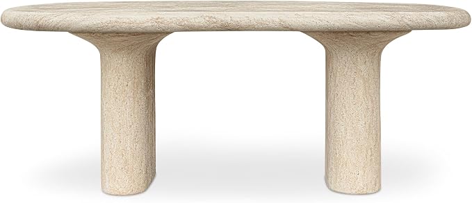 Moe's Home Collection Warby Outdoor Dining Table Concrete Beige