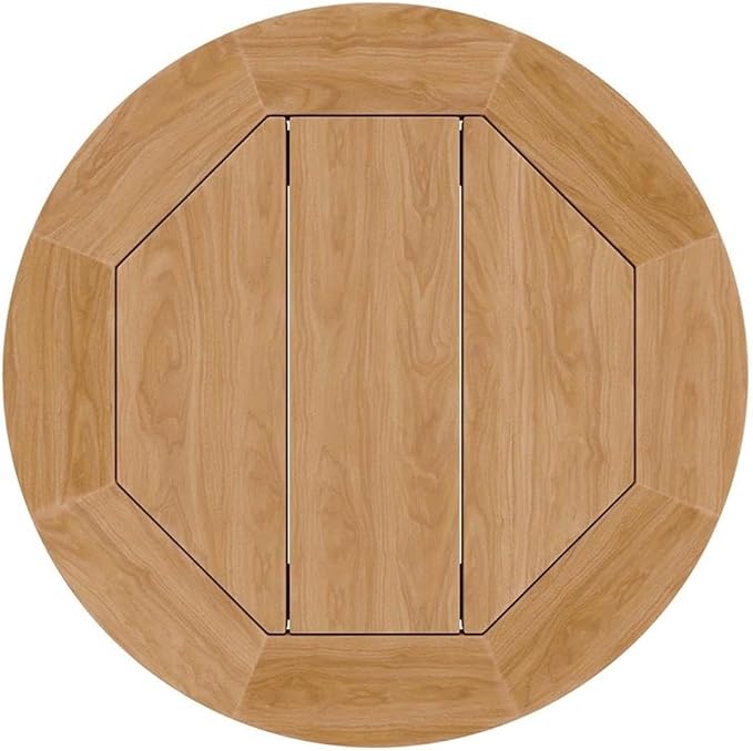 Modway Brisbane Modern Teak Wood Outdoor Patio Side Table in Natural