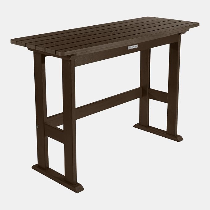 Highwood Lehigh 6pc Counter Height Balcony Set, Weathered Acorn