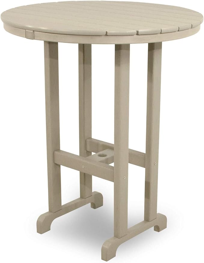 Ivy Terrace Classics Round 36" Bar Table White