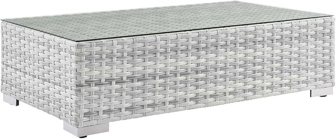 Modway EEI-4299-LGR Coffe Table, Light Gray 23.5 x 43.5 x 12.5