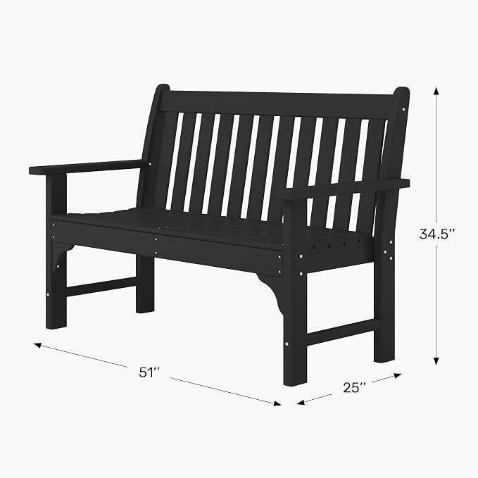 WestinTrends Malibu 3-Piece HDPE Outdoor Patio Furniture Couch and Coffee Table Set, Teak