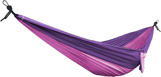 Bliss Hammocks 52" Wide Hammock in a Bag w/Carabiners and Tree Straps Indoor, Outdoor, Poolside, Patio, Backyard Breathable & Weather Resistant High Grade Nylon 300 Lbs Capacity