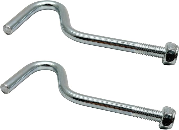Hammock Hooks Replacement for Double Hammock with Stand - Galvanized Steel Diameter 0.3 Inch x 4.25 Inch,450 Lbs Max (2 Pack)