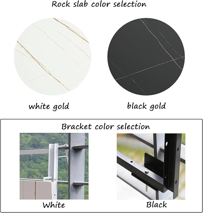 Adjustable Folding Balcony Railing Bar - 4-Level Height for Indoor/Outdoor Use, Perfect for Patios, Balconies & Decks (L100*W35cm) - Enhance Your Space!