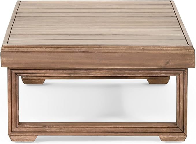 Westchester Rectangular Coffee Table - Acacia Wood - Brown Wash