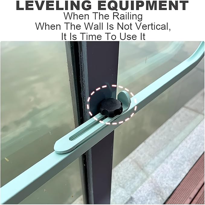 Wall-Mounted Table for Railings Outdoor Balcony Railing Side Table Balcony Bar Table for Railings Rounded Edges with Leveling Equipment Terrace Side Table for Patio Garden Balcony.