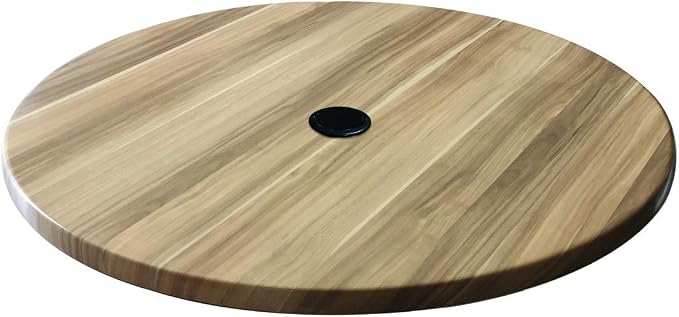 Holland Bar Stool Co. 30" Diameter Natural, Indoor/Outdoor All-Season EnduroTop Table Top with Umbrella Hole
