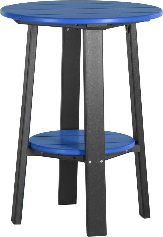 LuxCraft Deluxe End Table 28" Blue/Black