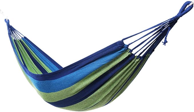 Widened Double Hammock for Adults Camping Hiking Swing Portable Outdoor Travel Hammock Sturdy and Canvas