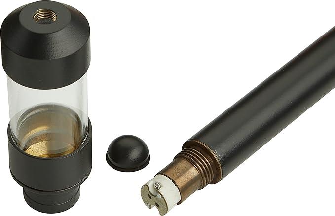 VOLT Max Spread 12V Black Brass Path Light (25"" Tall, 9"" Shade) | 16-Foot Diameter Area of Illumination, Lamp Ready, Low Voltage, Ideal for Outdoor Pathway Walkway Garden Driveway or Patio