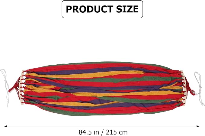 Gatuida Extra Wide Camping Hammock with Duckbill Buckle, Anti-tip Canvas Portable Travel Hammock for Backpacking, Hiking, Beach, and Garden Outdoor Use