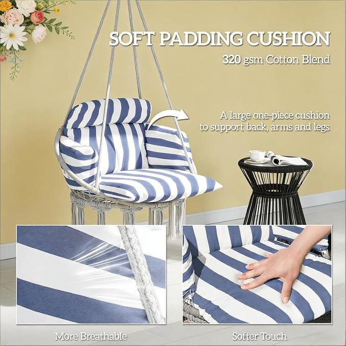 Soft Hanging Chair,Outdoor Hammock Swing Chair