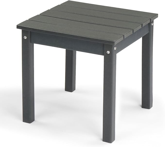 Adirondack Outdoor Side Table, 2-Tier Patio End Table, Small Outdoor Table Adirondack Side Tables