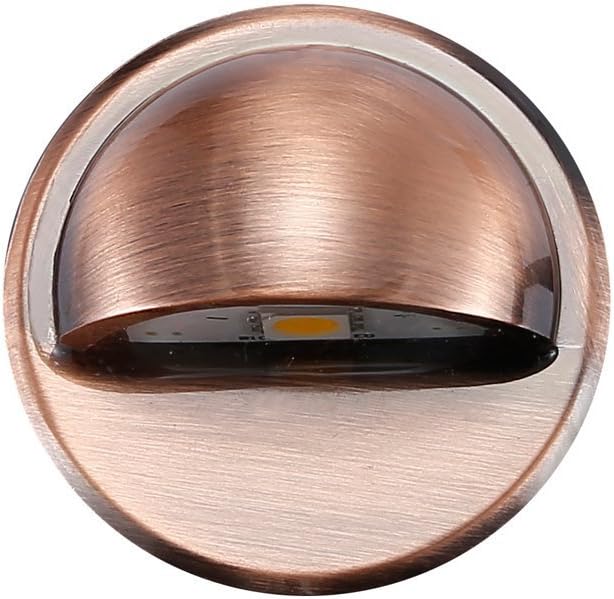 Low Voltage LED Deck Lights kit Φ1.38 Outdoor Garden Yard Decoration Lamp Recessed Landscape Pathway Step Stair Cold White LED Lighting, Bronze