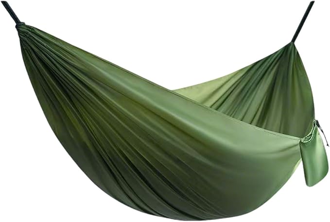 Foldable Portable Hammock for Travel and Outdoor Activities, Breathable Fabric Hanging Hammock with Adjustable Rope, Perfect for Camping, Garden, Patio, Beach Or Hiking Trips