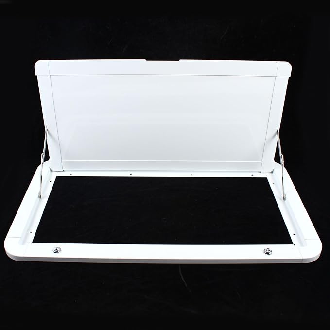 RV Floating Folding Table Dinette Tables Campervan Outside Picnic Wall Mounted Table Aluminum Alloy Folding Wall Table with 4 Keys for Campervans and Motorhomes