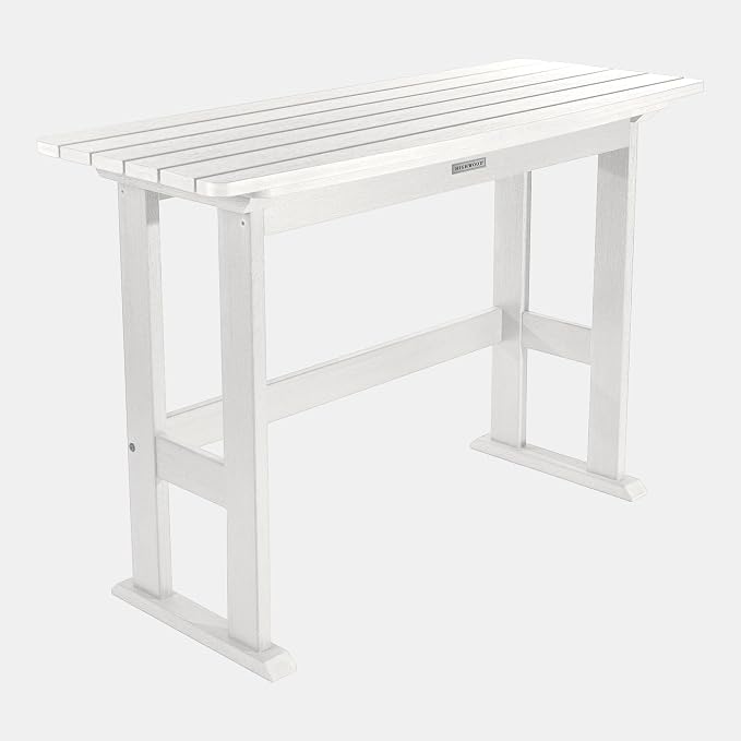 highwood Lehigh 3pc Counter Height Balcony Dining Set, White