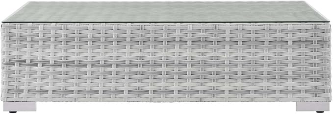 Modway EEI-4299-LGR Coffe Table, Light Gray 23.5 x 43.5 x 12.5