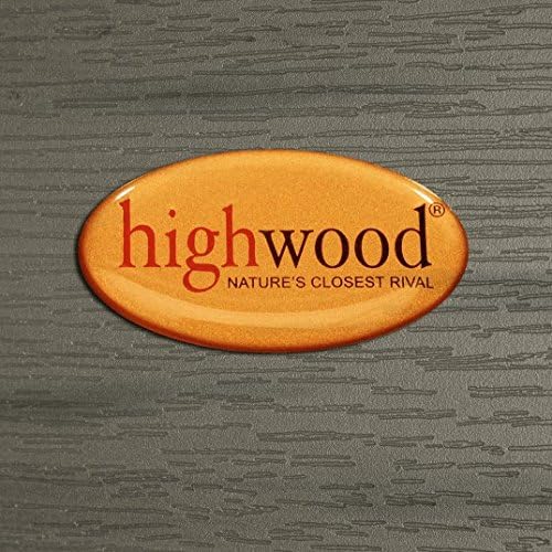 highwood AD-TBL-KS3-CGE Lehigh Bar Height Balcony Table, Coastal Teak