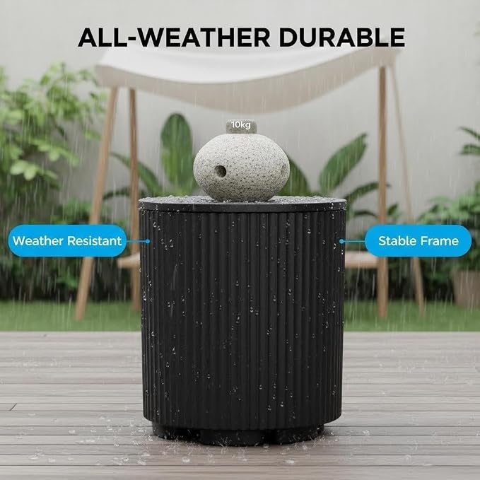FONTOI Outdoor Cooler Side Table 2 Pack, 2 in 1 Ice Chest Side Table,as Cooler Side Table,Cooler Table for Patio, Parties Picnics, Beach