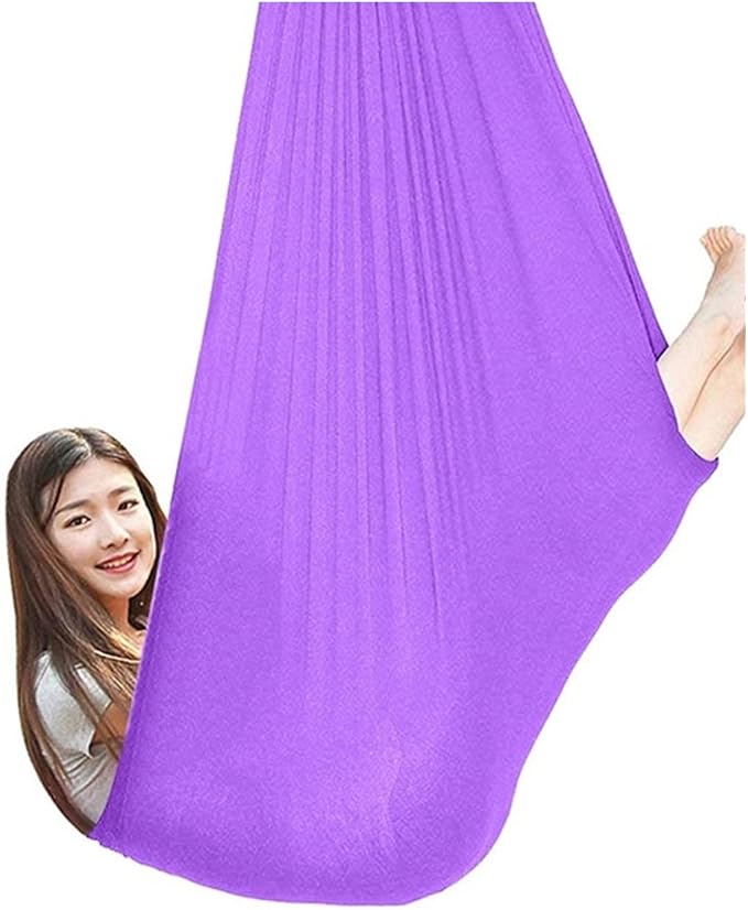 Physical Therapy Swing for Kids Autism, Adjustable Breathable Cuddle Hammock Indoor- Has A Calming Effect On Children (Hanging Hardware Included), Up to 440 Lbs (200 Kg)