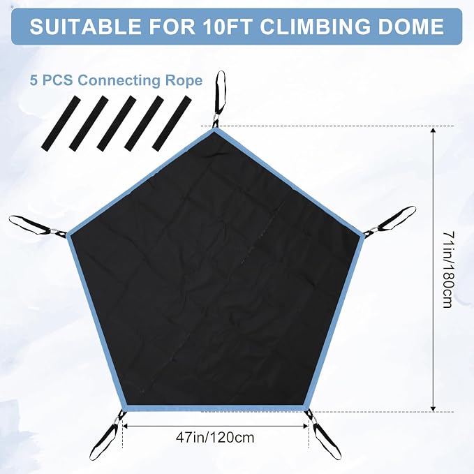 Black Diamond Climbing Dome Hammock - 47.24x70.87in, 300 Lb Capacity, Compatible with 10ft Dome Climber